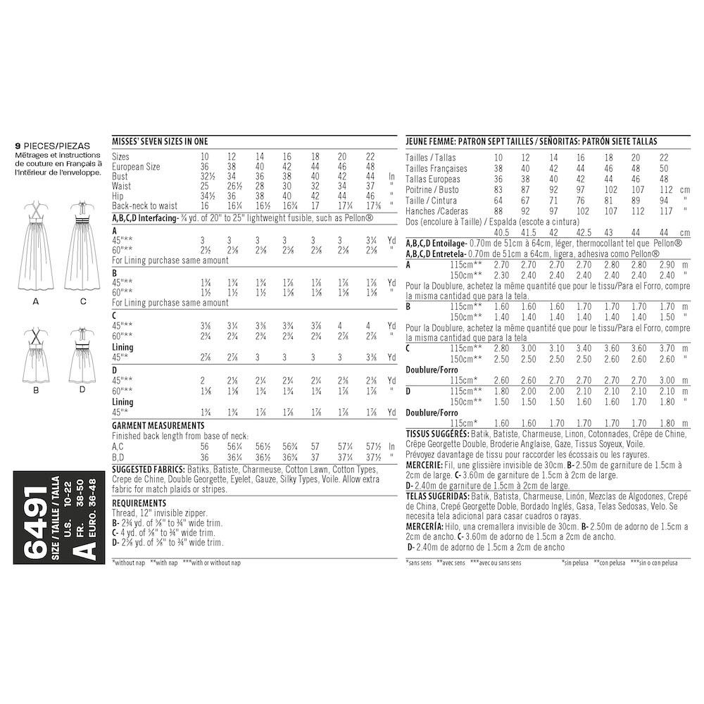 Newlook Pattern 6449 Misses' Easy Shirt Dress and Knit Dress