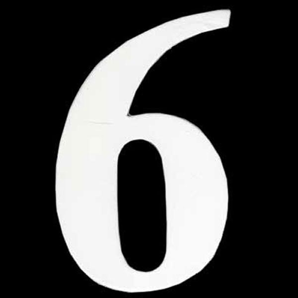 Sullivans Plywood Number, 6- 120mm x 5mm