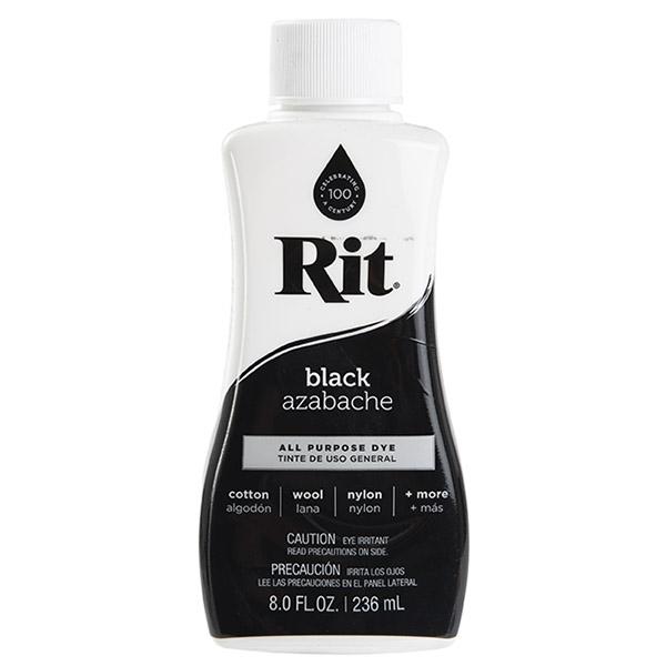 Rit Liquid Fabric Dye, Black- 236ml – Lincraft
