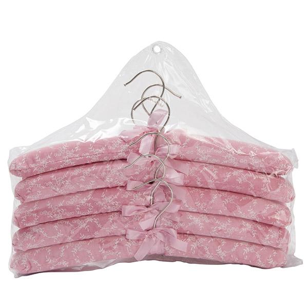 Baby 10 Pink Satin Padded Hanger