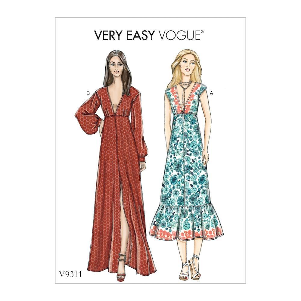 Vogue V9296 Women's Special Occasion Dress Sewing Pattern, Sizes 6-14