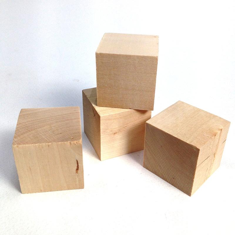 Arbee Wood Craft Cubes, 35mm- 4pk – Lincraft New Zealand