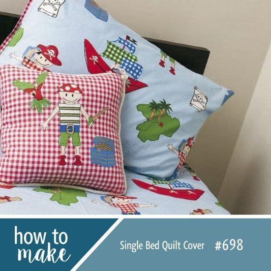 #698 Single Bed Quilt Cover