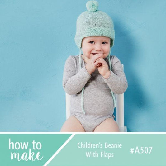 A507 Children's Beanie With Flaps