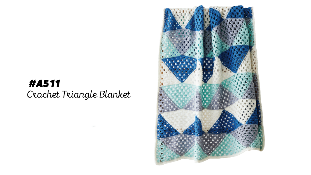 A511 Crochet Triangle Blanket