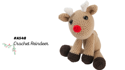 A548 Crochet Reindeer