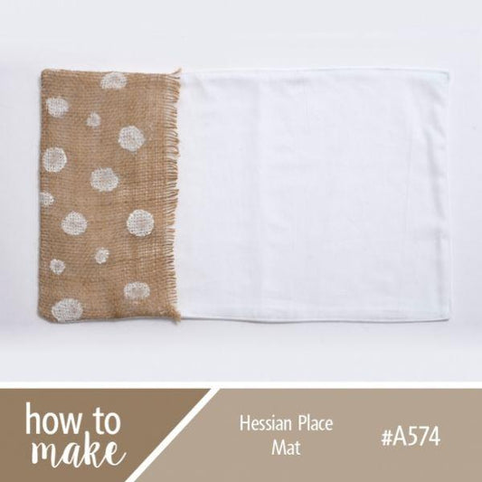 A574 Hessian Place Mat