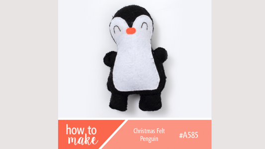 A585 Christmas Felt Penguin