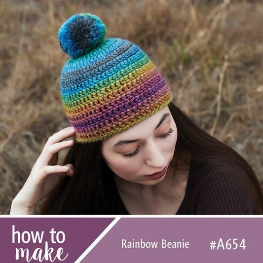 A654 Rainbow Beanie