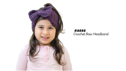 A666 Crochet Bow Headband