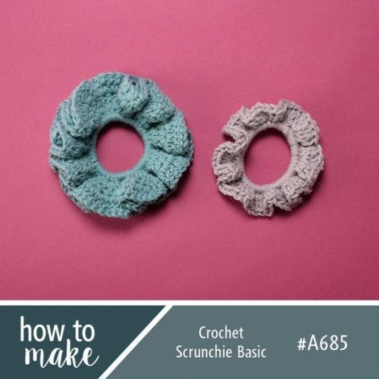 A685 Crochet Scrunchie Basic