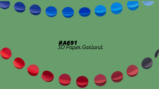 A691 3D Paper Garland