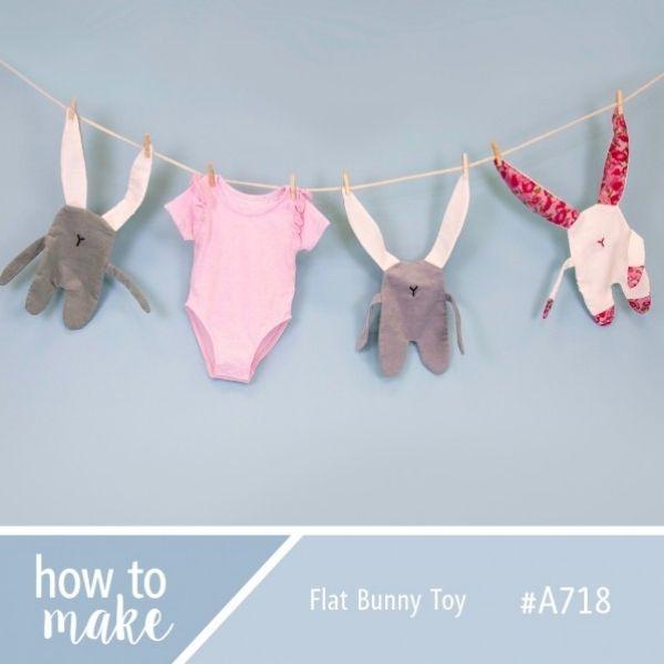 A718 Flat Bunny Toy – Lincraft New Zealand