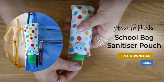 C003 School Bag Sanitiser Pouch