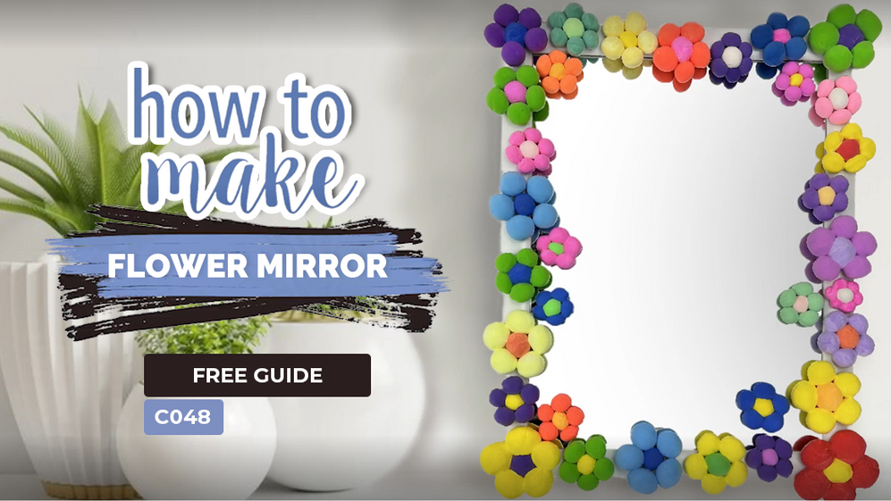 C048 Flower Mirror Lincraft New Zealand