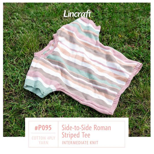 Side-to-Side Roman Striped Tee