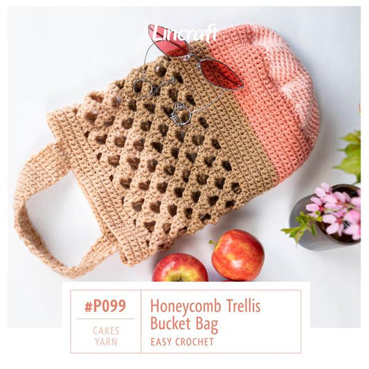 Honeycomb Trellis Bucket Bag