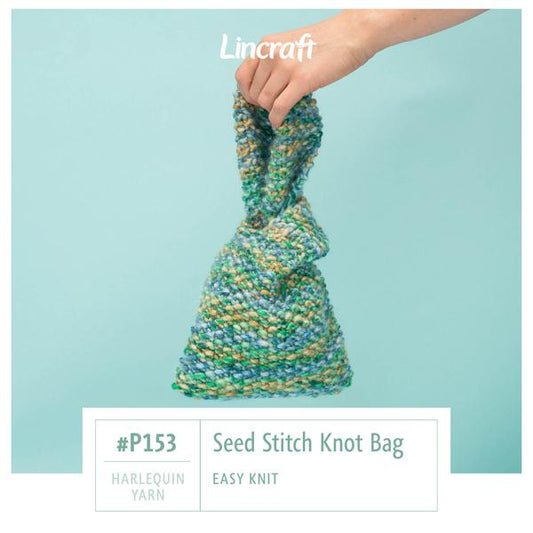 Seed Stitch Knot Bag