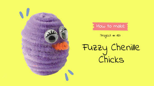 187 Fuzzy Chenille Chicks