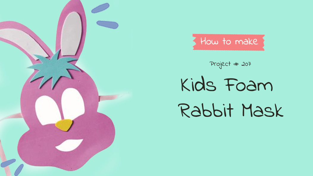 207 Kids Foam Rabbit Mask – Lincraft New Zealand