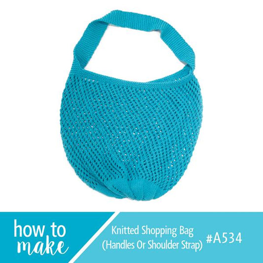 A534 Knitted Shopping Bag (Handles or Shoulder Strap)