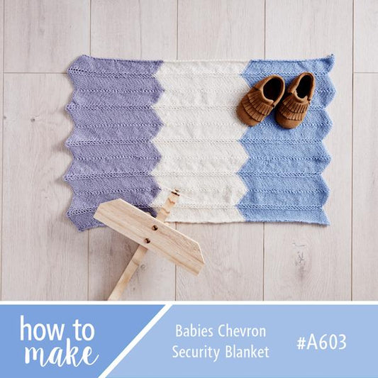 A603 Babies Chevron Security Blanket