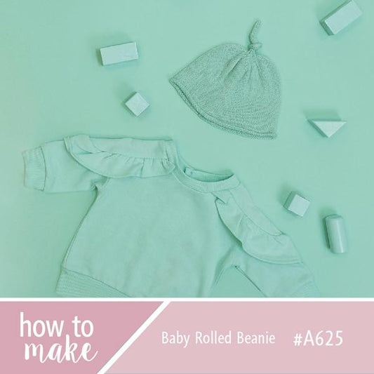 A625 Baby Rolled Beanie