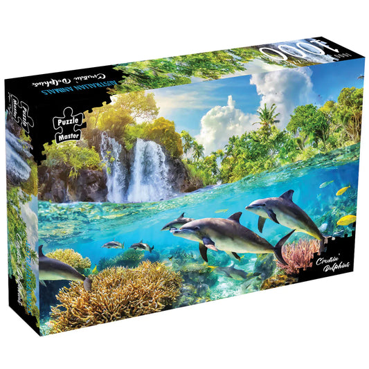 1000-Piece Jigsaw Puzzle, Crusin Dolphins