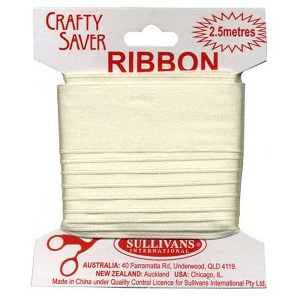 Crafty Saver Satin Ribbon, 25mm x 2.5m – Lincraft New Zealand