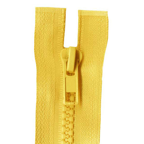 Chunky Open End Zip, Gold