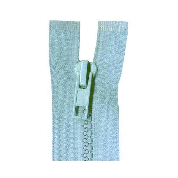 Chunky Open End Zip, Sky
