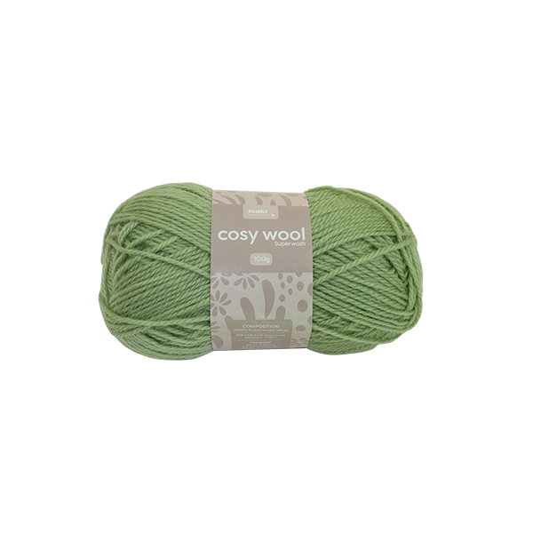 Makr Cosy Wool Crochet & Knitting Yarn 8ply, 100g Wool Yarn