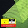 100% Polyester Netting, Fluro Yellow- Width 140cm