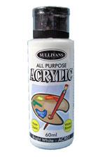 Sullivans Acrylic Paint, Mid Yellow- 75ml