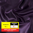 Party Satin Fabric, Purple- Width 150cm