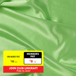 Party Satin Fabric, Fluro Green- Width 150cm
