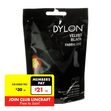 Dylon Machine Fabric Dye, Velvet Black- 100g