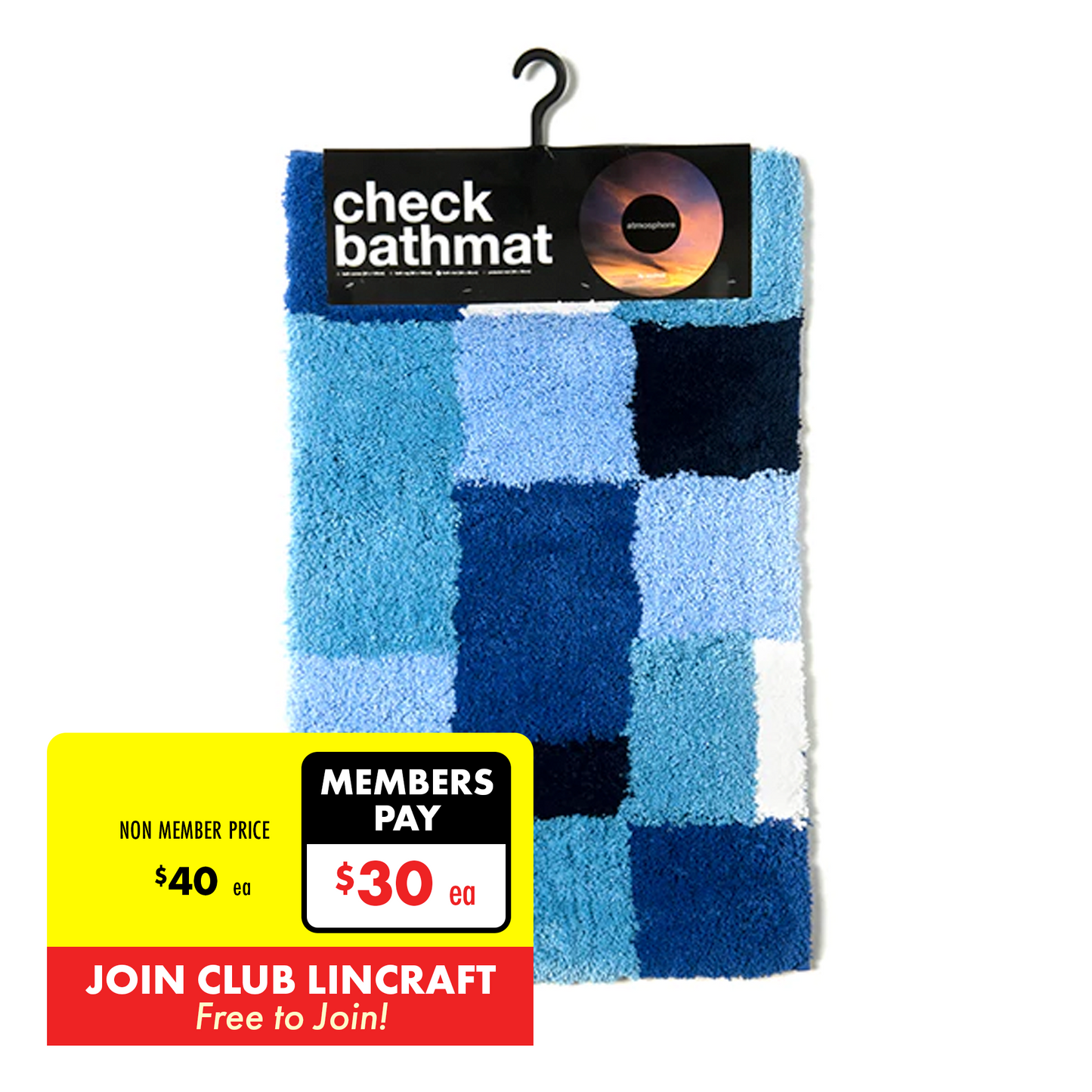 Atmosphere Bath Mat, 50 x 80cm