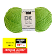 Makr DK Crochet & Knitting Yarn 8ply, Apple- 100g Acrylic Yarn