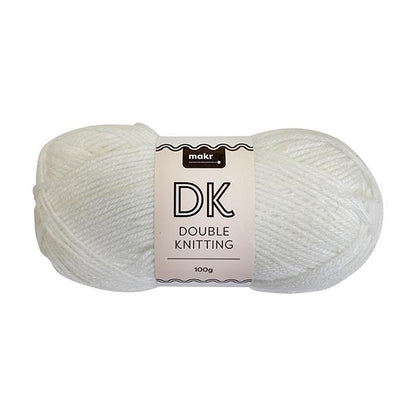 Makr DK 8ply Crochet & Knitting Yarn, 100g Acrylic Yarn