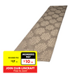 Jacquard Table Runner, Taupe