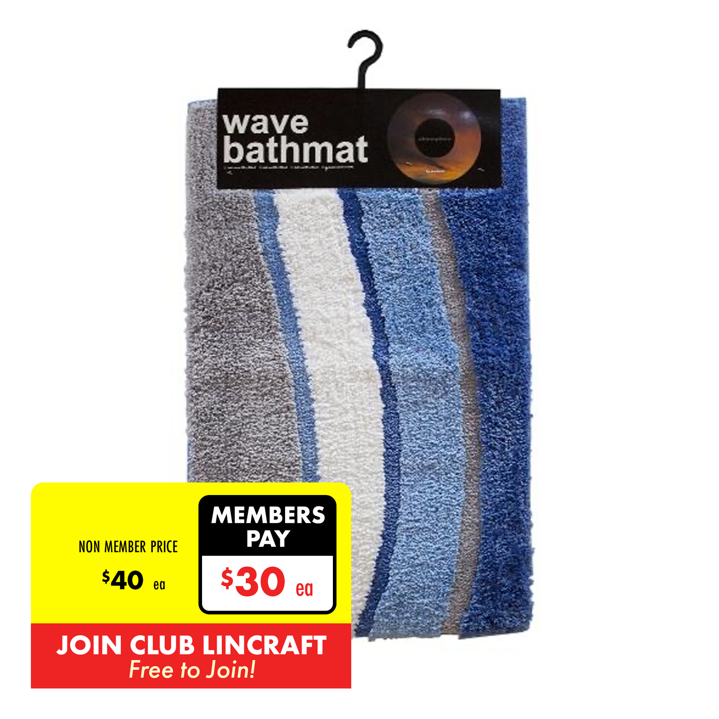 Atmosphere Bath Mat, 50 x 80cm