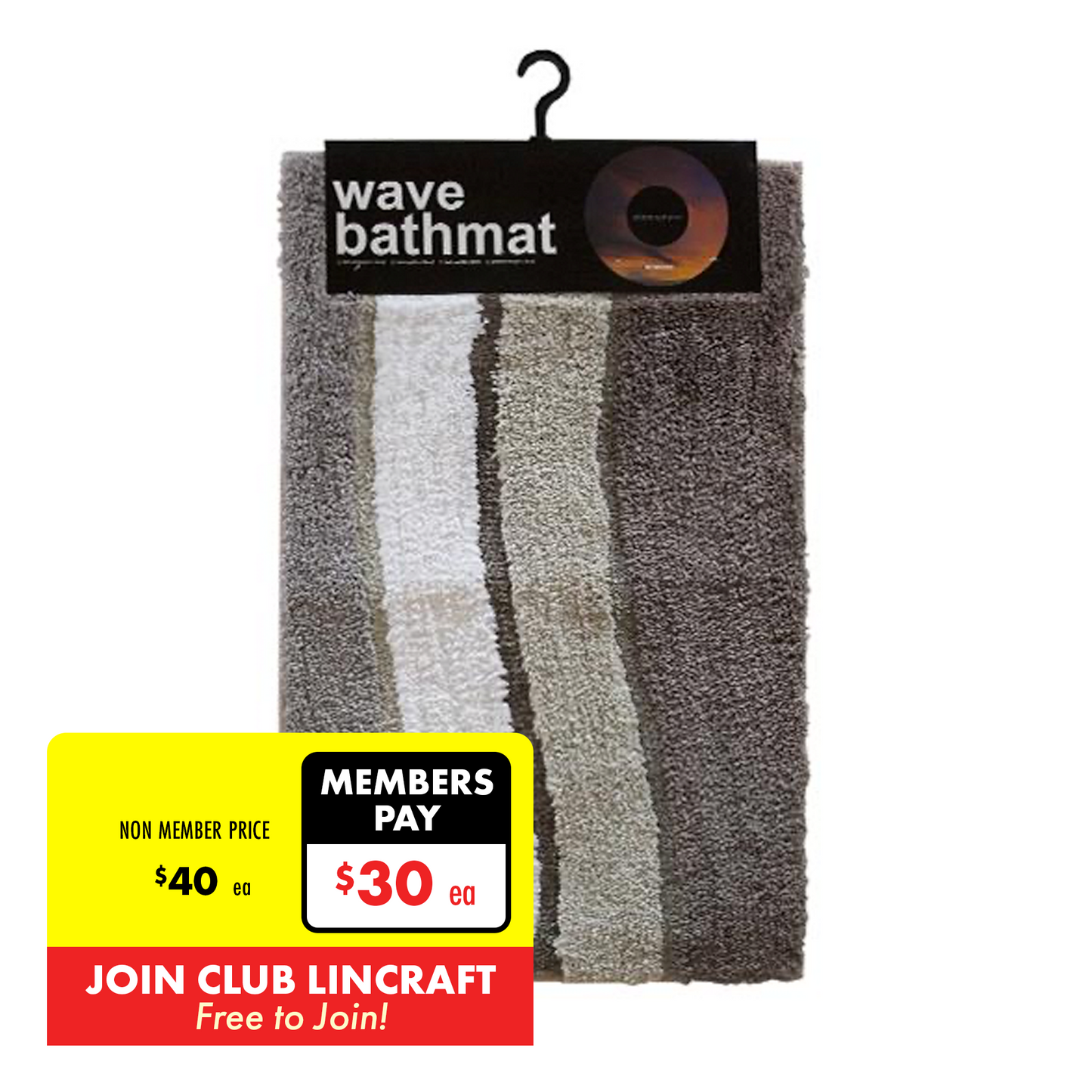 Atmosphere Bath Mat, 50 x 80cm