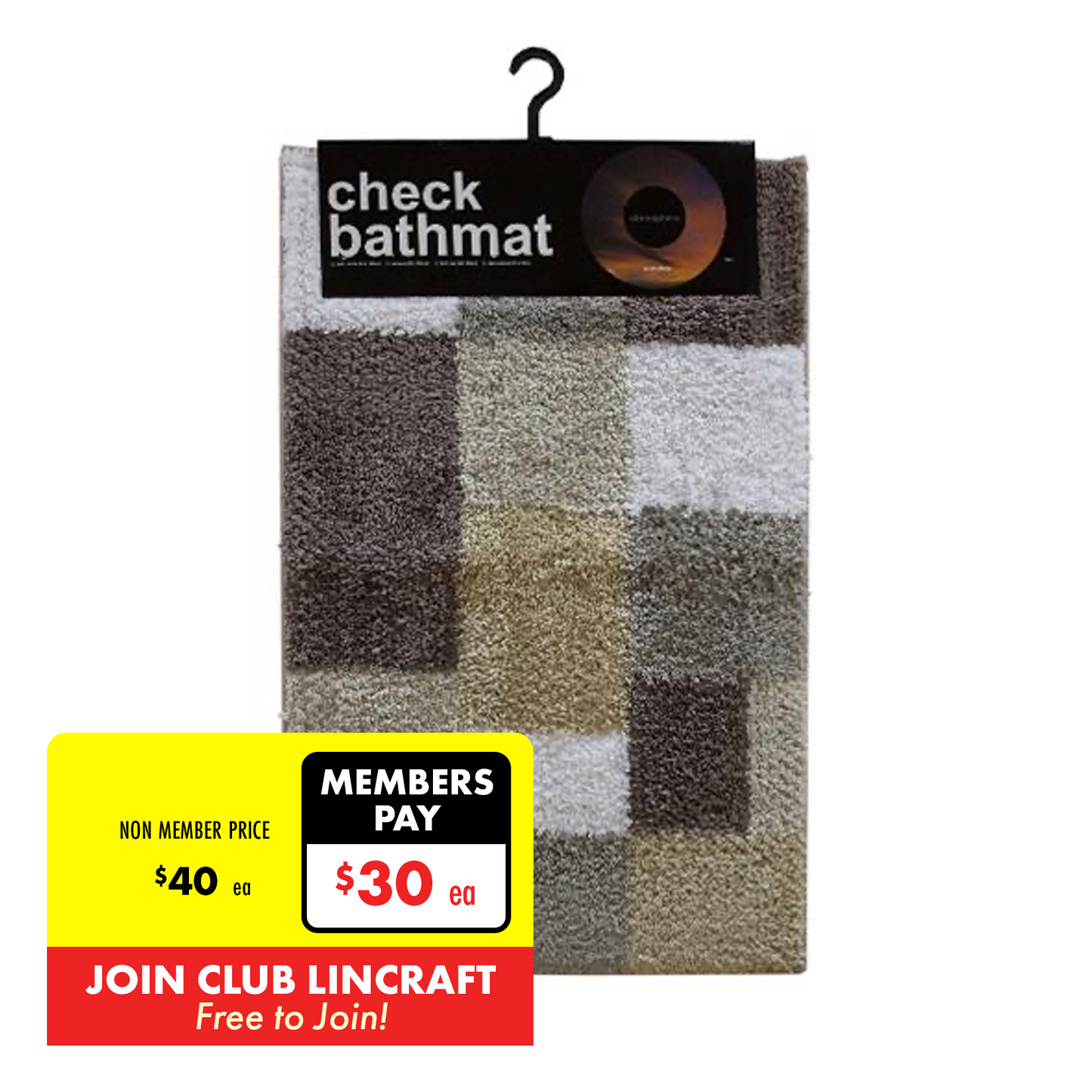 Atmosphere Bath Mat, 50 x 80cm