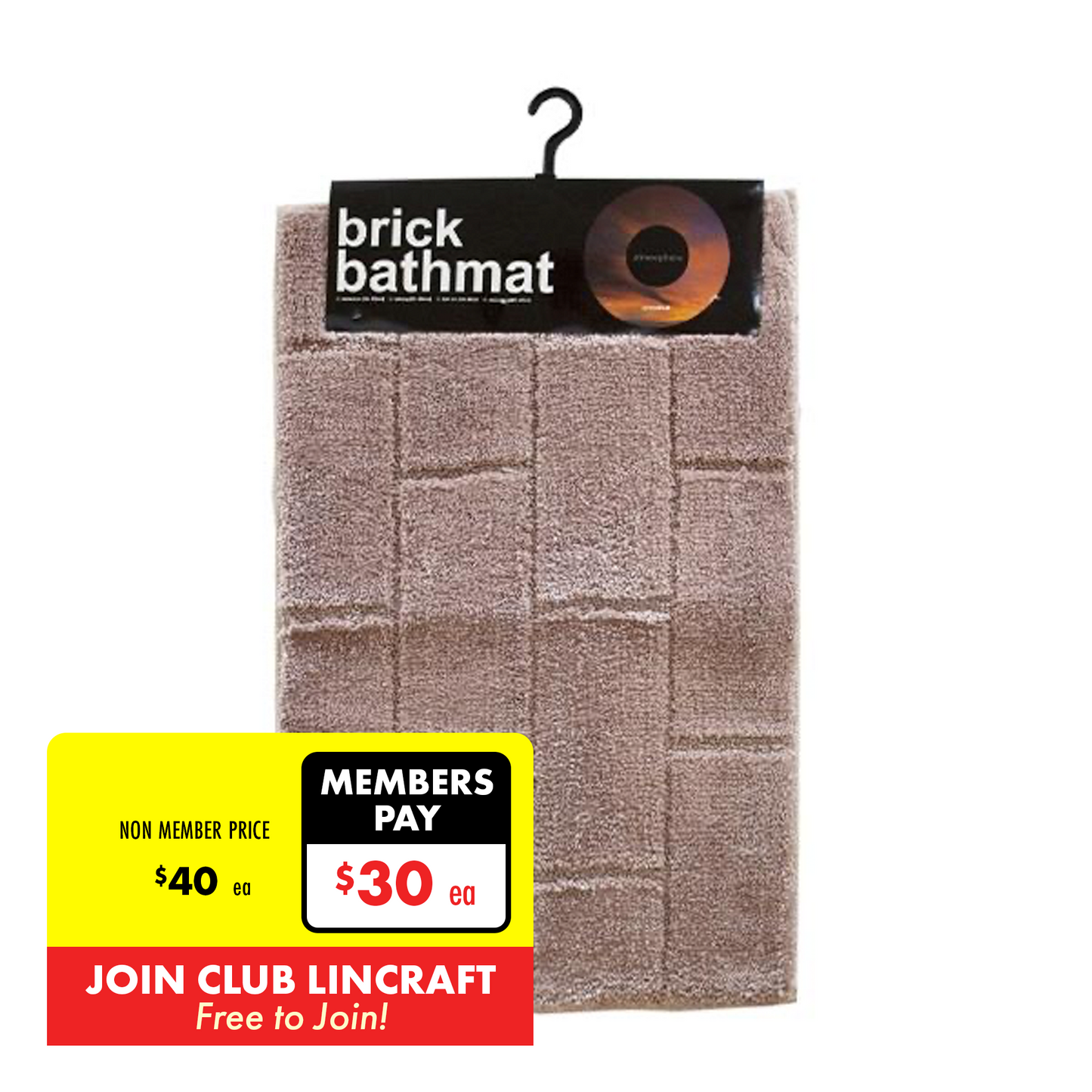 Atmosphere Bath Mat, 50 x 80cm