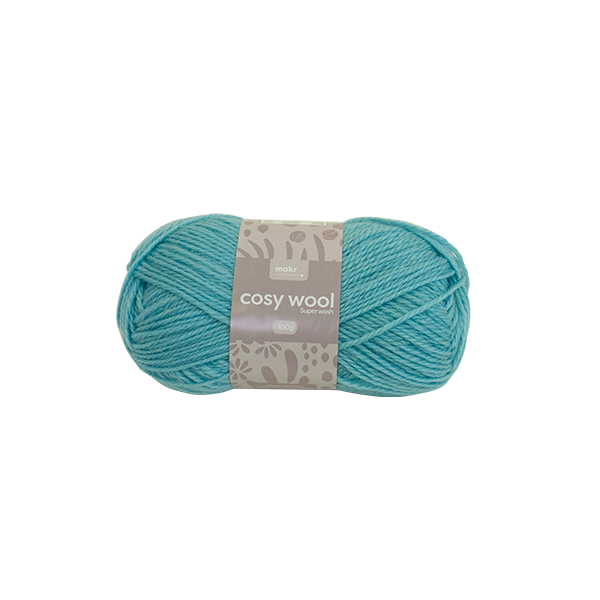 Makr Cosy Wool Crochet & Knitting Yarn 8ply, 100g Wool Yarn