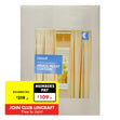 Regency B/O Pencil Pleat Curtain, Cream