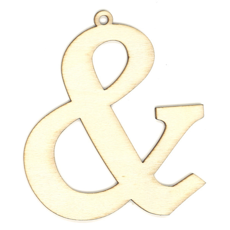 Large Plywood Letters and Symbol- 8cm