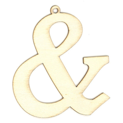 Large Plywood Letters and Symbol- 8cm