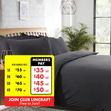 Cambridge House Jersey Quilt Cover Set - Charcoal